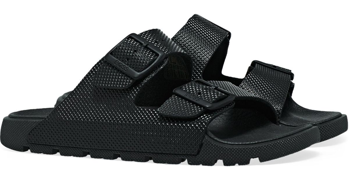 BOSS by HUGO BOSS Surfley_sand_dmpr Sandals in Black Lyst