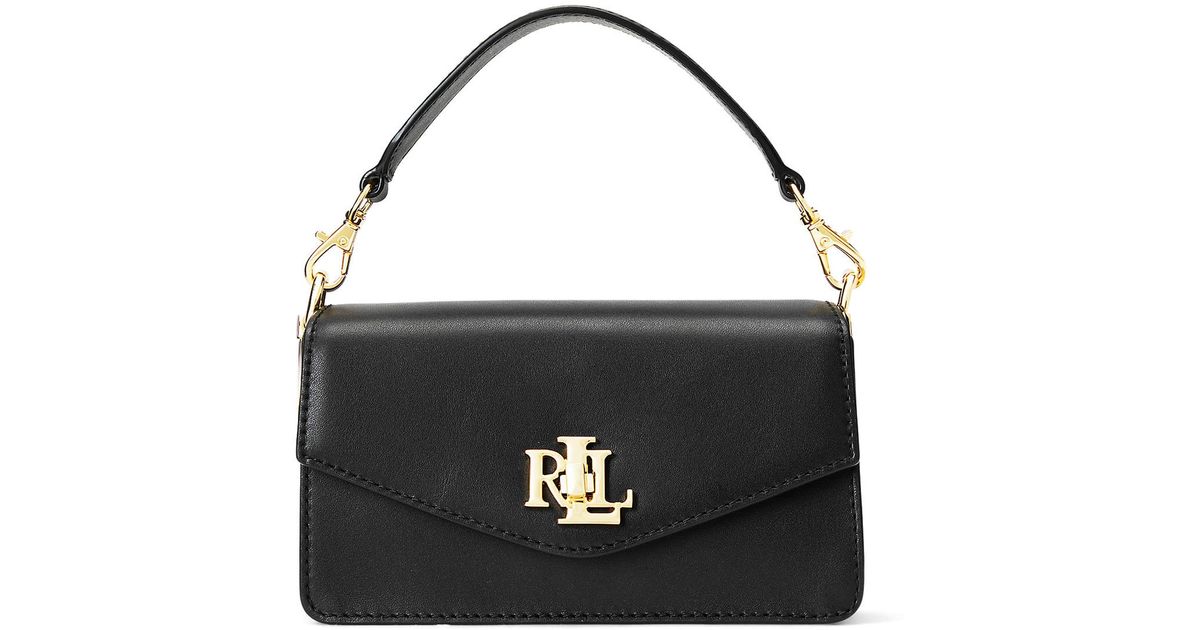 Lauren by Ralph Lauren Tayler 19 Crossbody Handtasche in Schwarz | Lyst DE