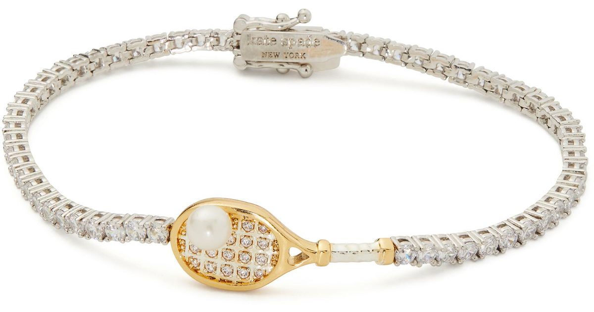Kate Spade Tennis Bracelet in Metallic Lyst