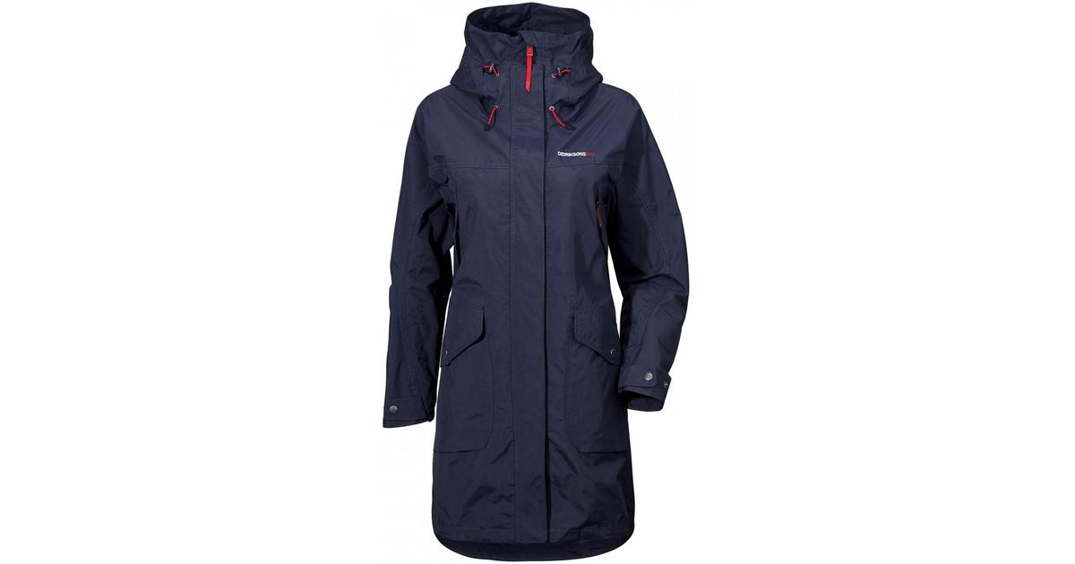 Didriksons Thelma Parka in Navy (Blue) - Lyst