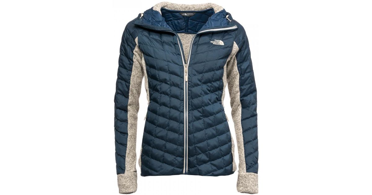 The North Face Fleece Thermoball Gordon Lyons Womens Hoodie in Blue | Lyst