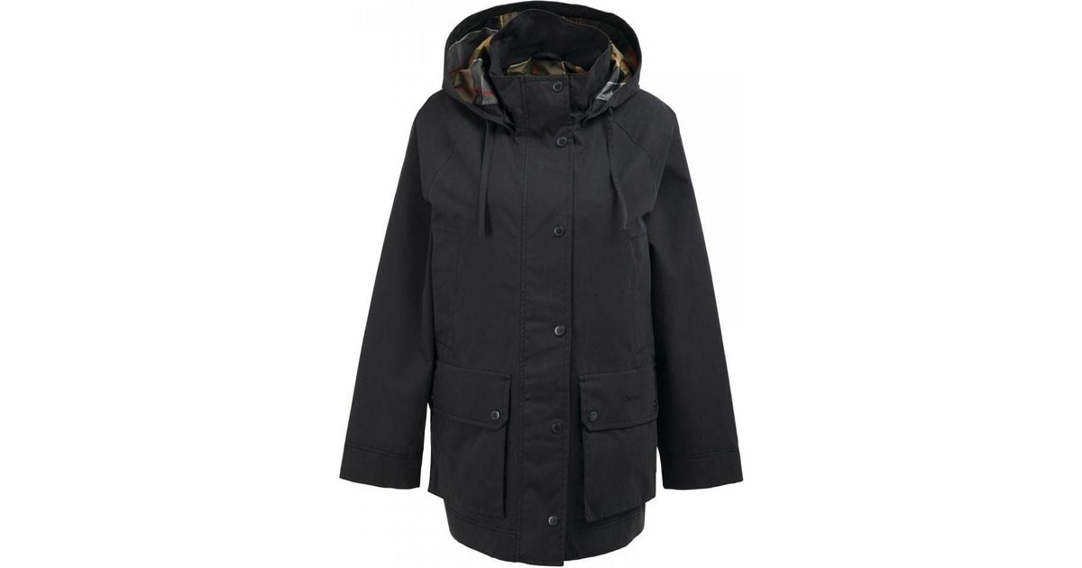 Barbour Lowland Beadnell Waterproof Jacket in Black | Lyst