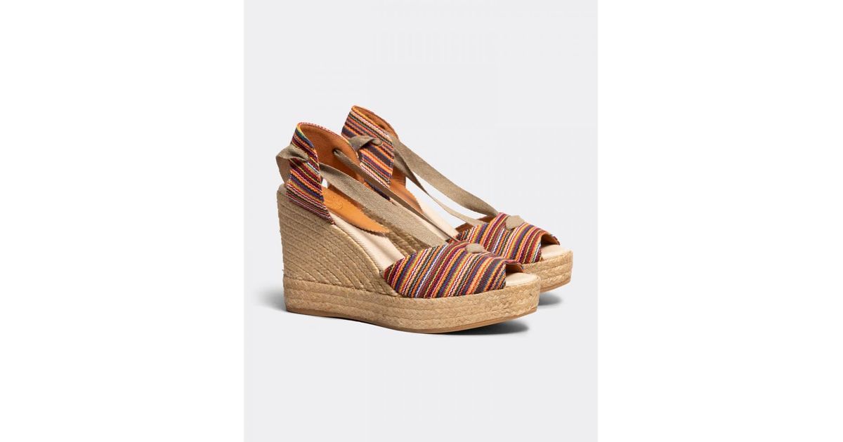 Penelope Chilvers High Catalina Picasso Espadrille in Brown | Lyst UK