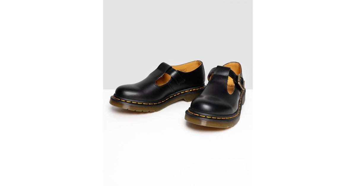 Dr. Martens Polley Smooth Mary Jane Shoes in Black | Lyst