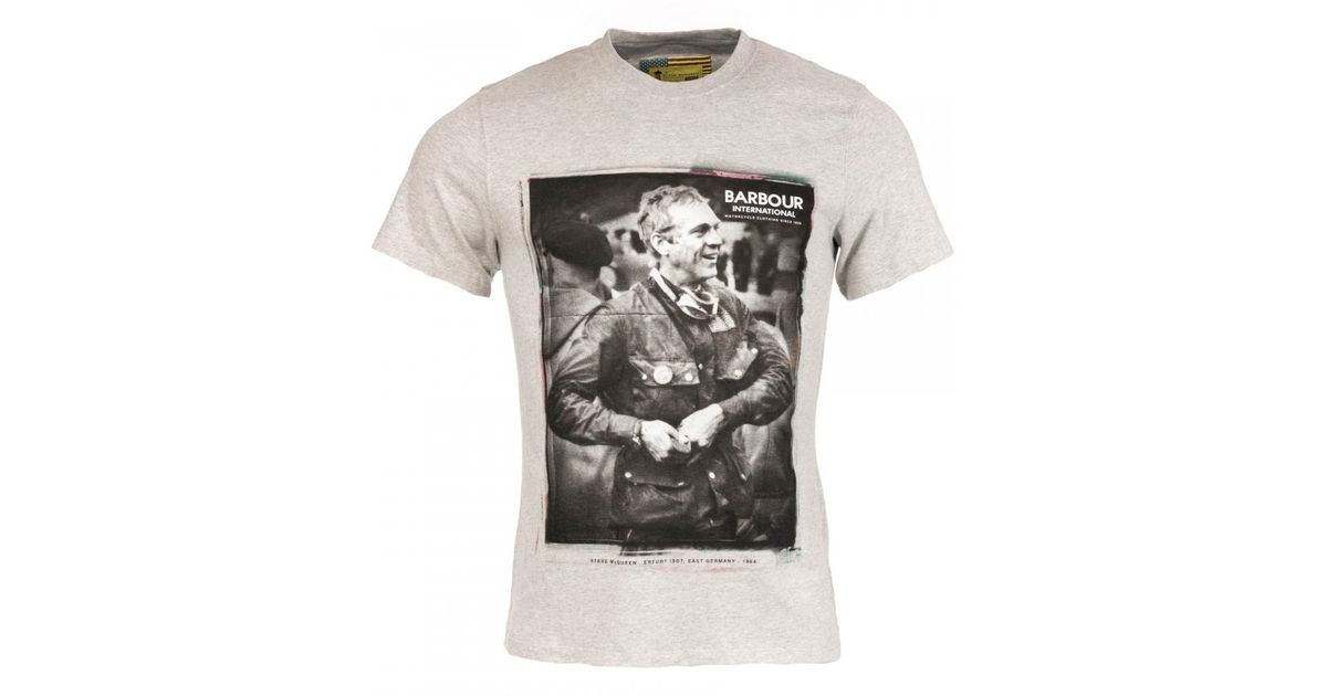 barbour international steve mcqueen t shirt