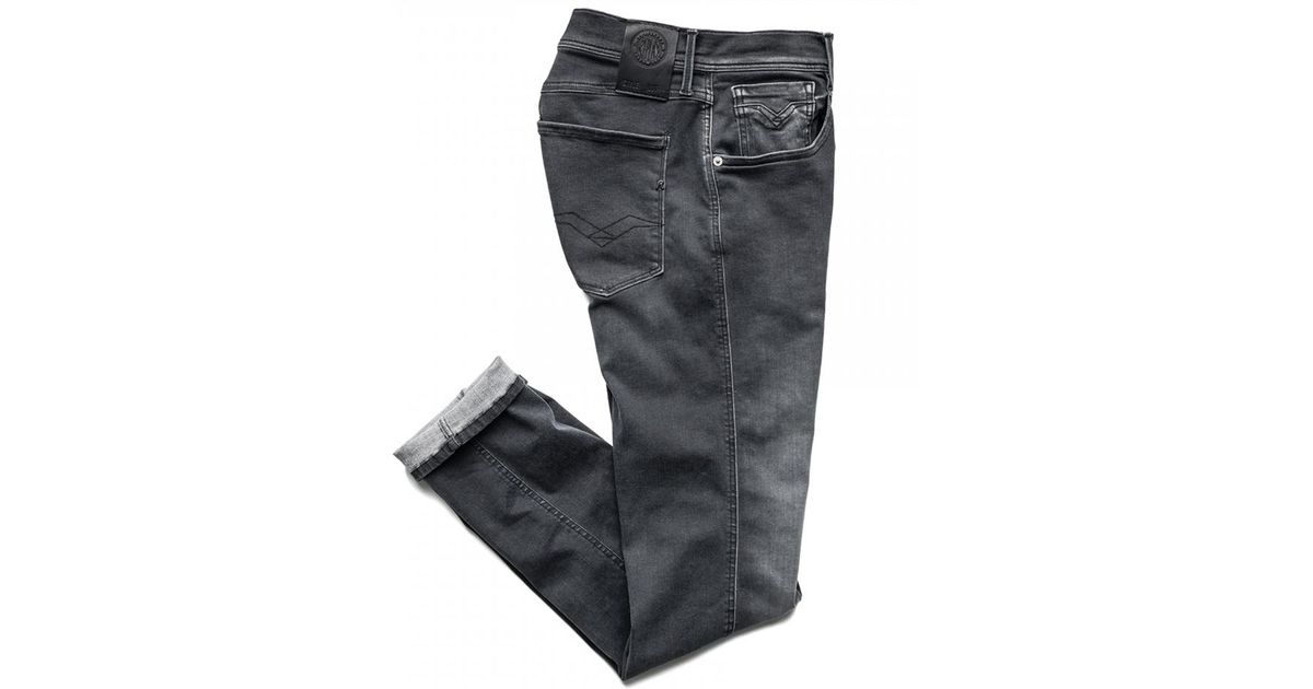 Replay Hyperflex Anbass Slim-fit Mens Jeans M914.000.661 for Men | Lyst  Canada