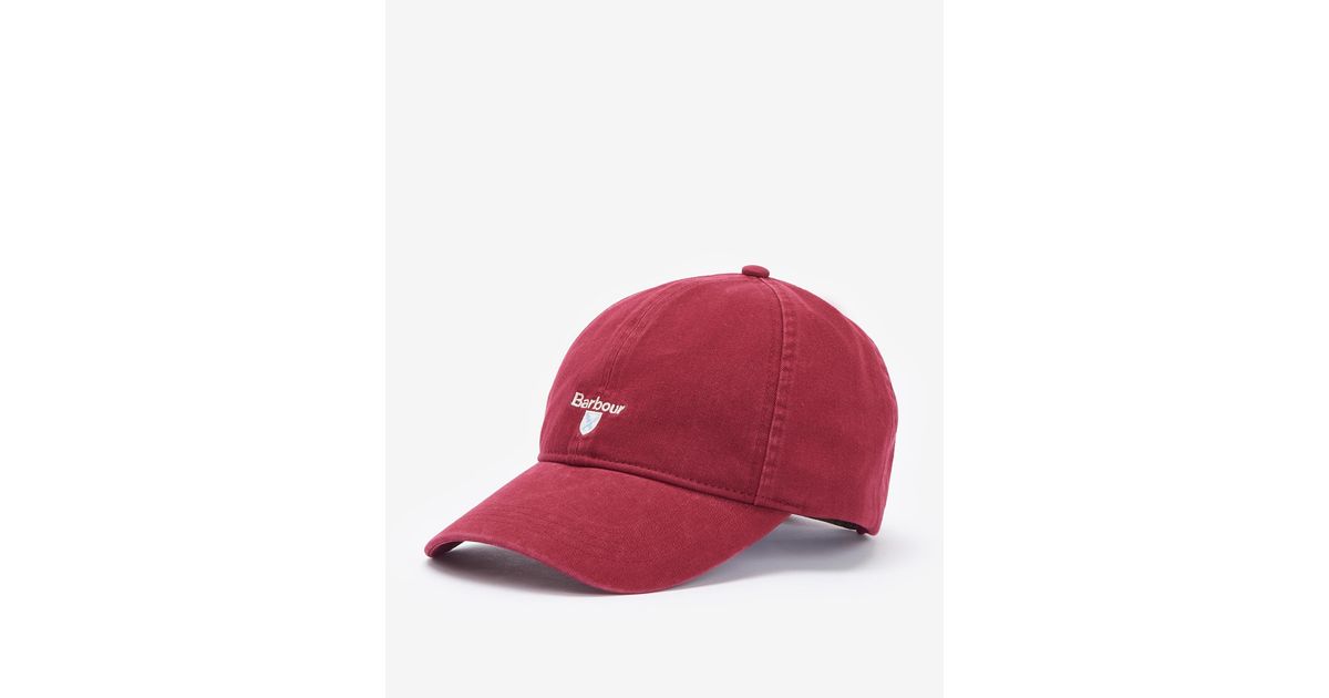 Barbour cap red hotsell