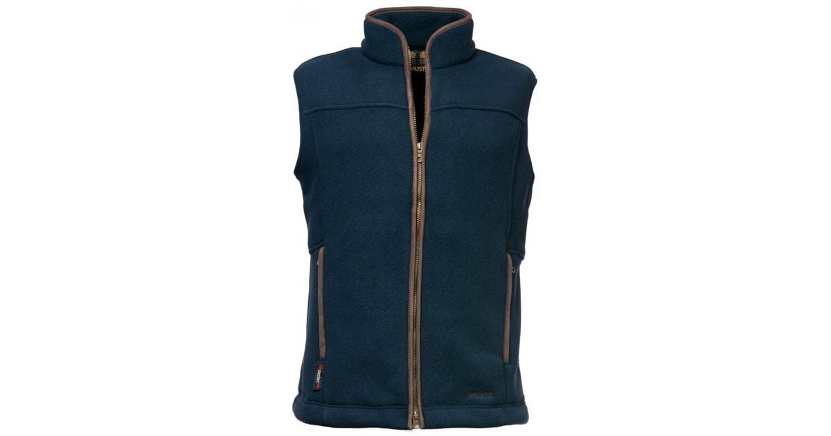 Musto Melford Mens Fleece Gilet in Blue for Men - Lyst