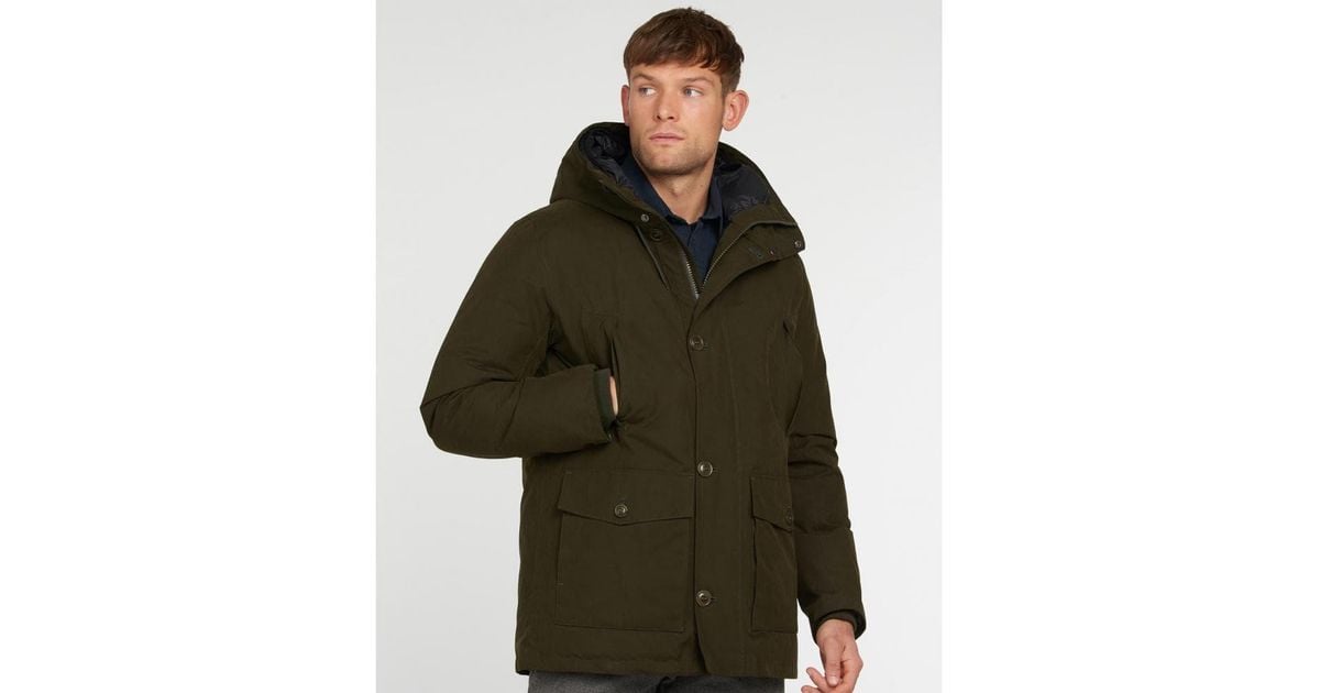 Barbour Arctic Parka Jacket in Green for Men | Lyst