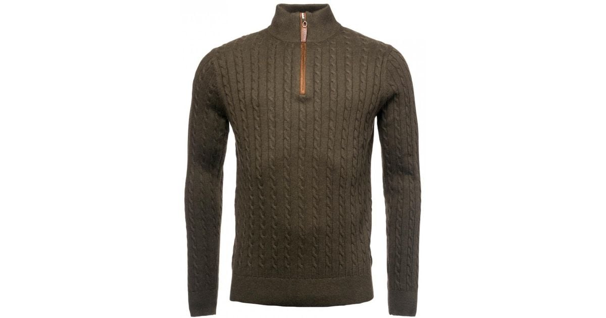 schoffel half zip jumper