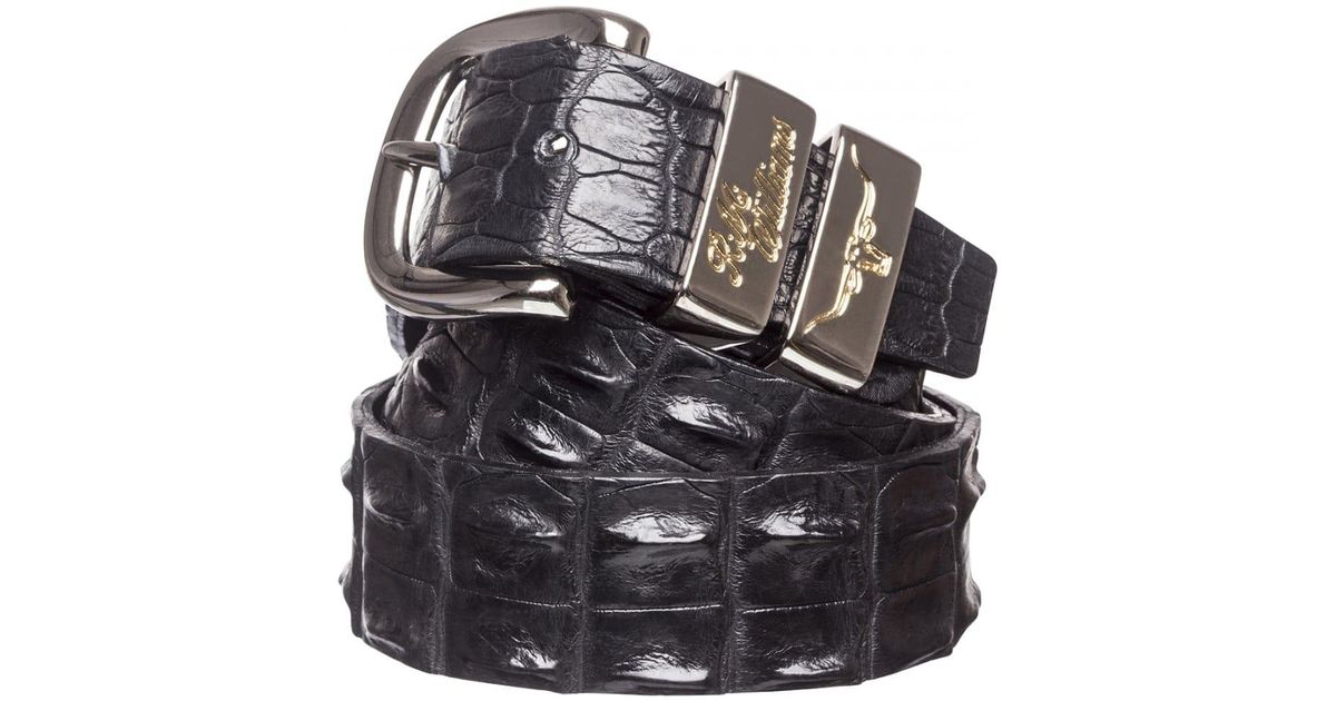 rm williams saltwater crocodile belt