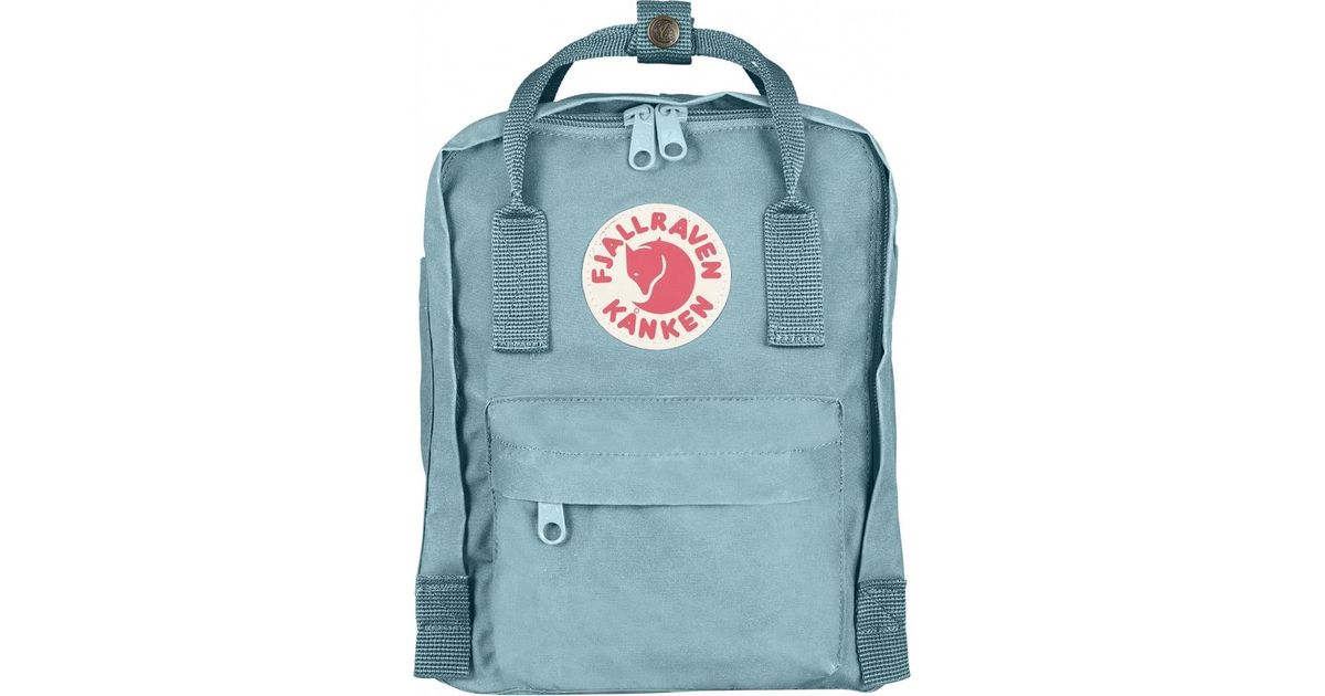light blue kanken backpack
