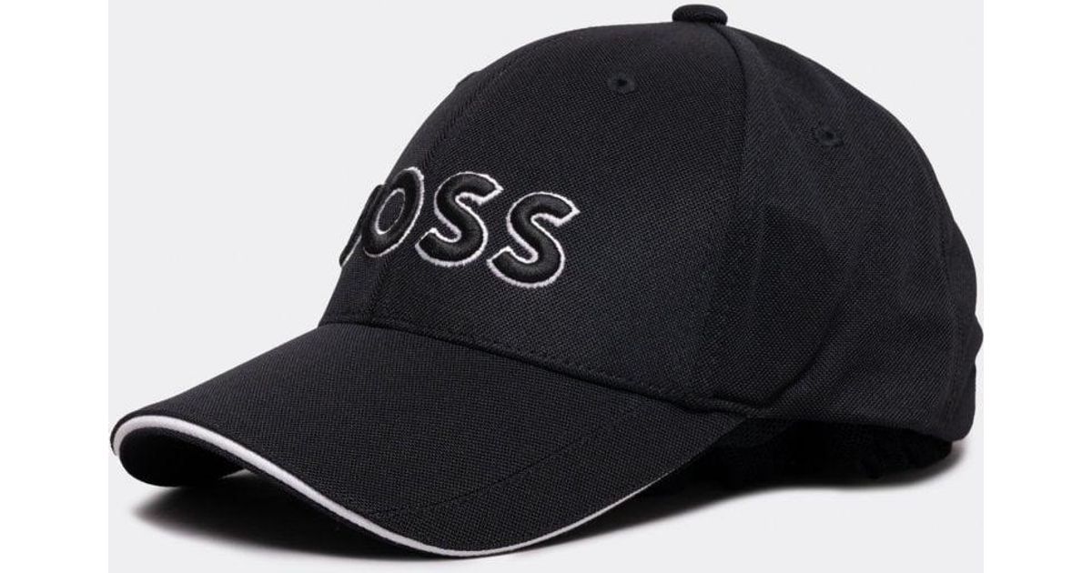 BOSS by HUGO BOSS Us1 Stretchpiqué Cap With Embroidered 3d Logo in