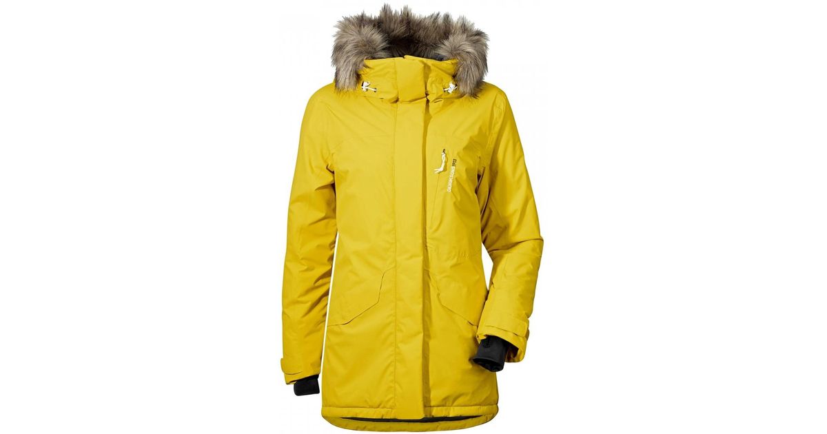 Didriksons Synthetic Stacie Womens Jacket in Yellow - Lyst
