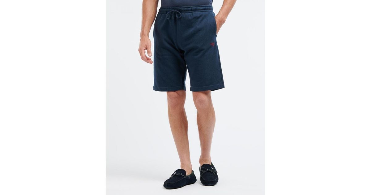 Barbour Cotton Nico Loungewear Shorts in Navy (Blue) for Men Lyst