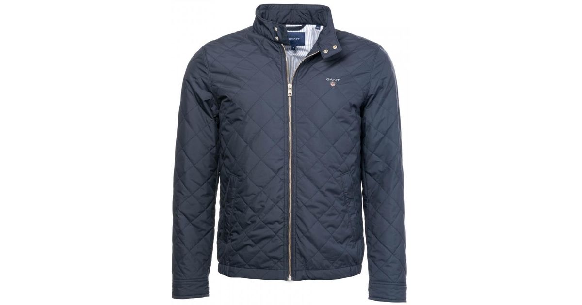 GANT Synthetic O1. The Quilted Windcheater Mens Jacket in Blue for Men -  Lyst