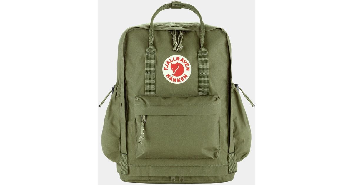 Fjallraven Kanken Outlong Backpack in Green Lyst UK