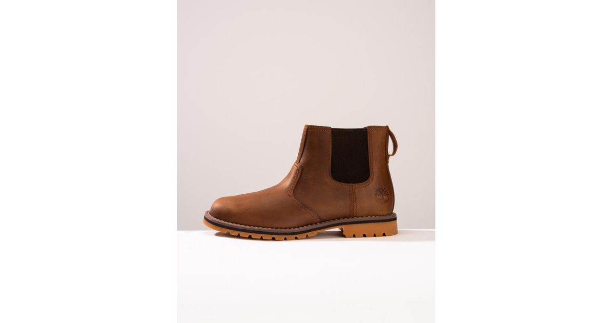 larchmont chelsea boot for men in dark brown