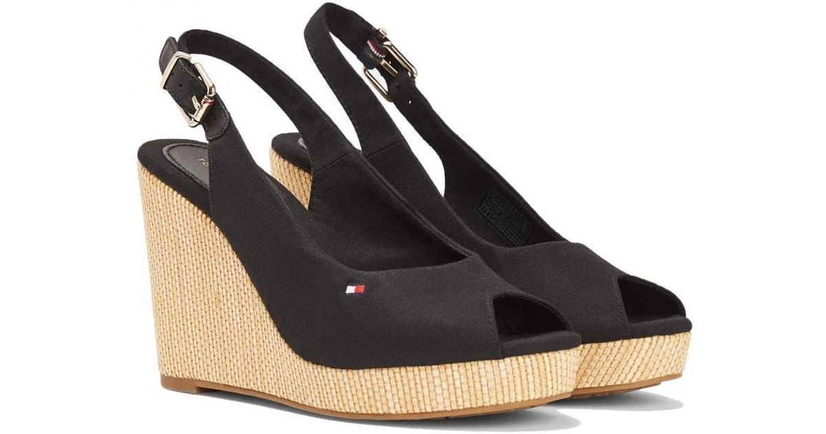iconic elena slingback wedge