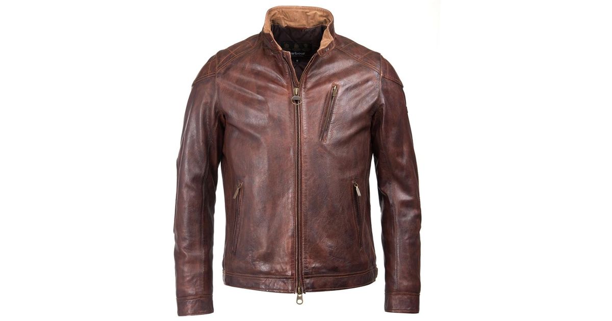 barbour james leather jacket