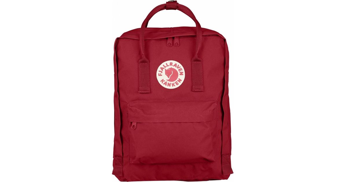 fjallraven kanken classic deep red