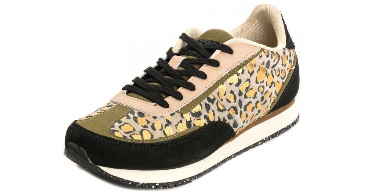 woden sneakers leopard