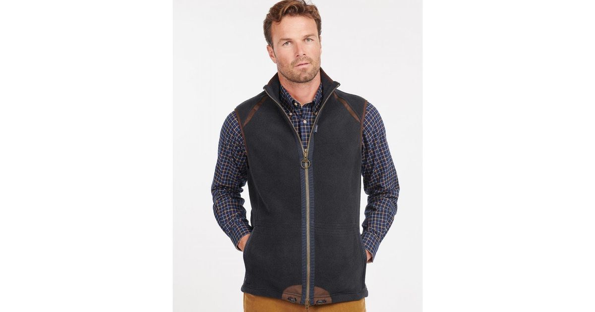 Barbour Fleece Langdale Gilet in Navy 