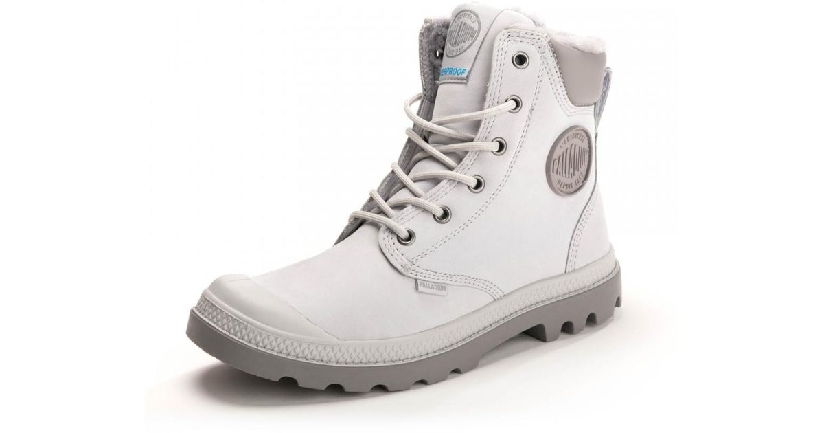 Stivali Pampa Sport Palladium Unisex - In Pelle Impermeabile, Suola Gomma, Altezza Caviglia - Foto 6