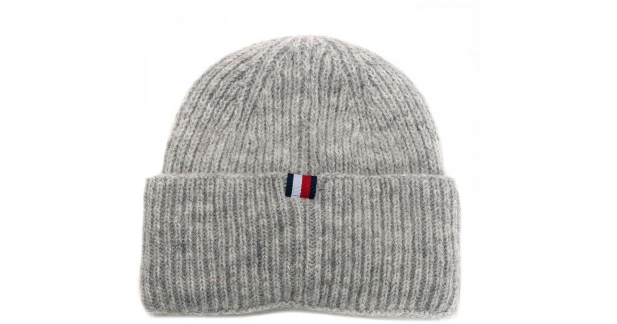 grey tommy hilfiger beanie