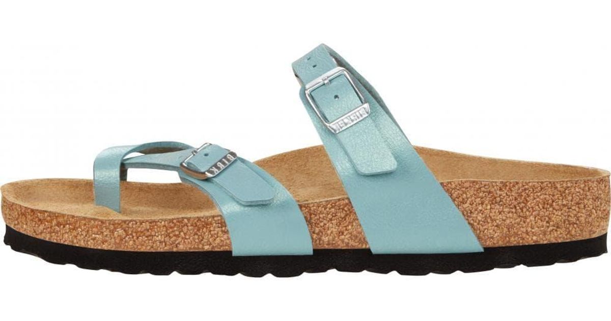 Birkenstock Leather Mayari Bf Graceful Sandals in Blue - Lyst