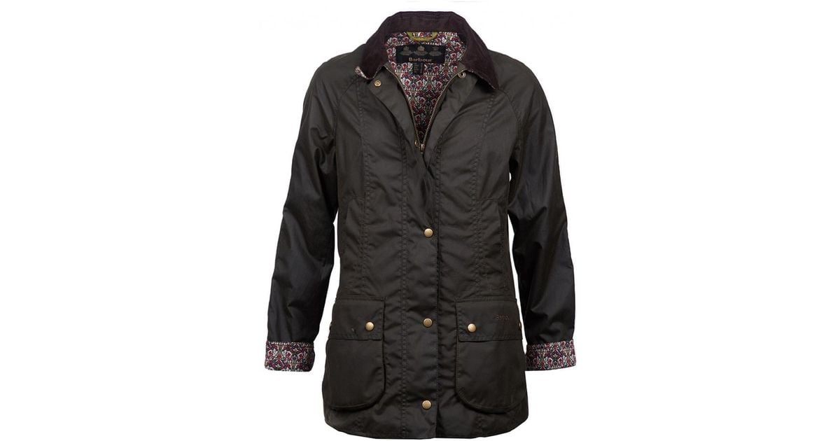 Barbour harriet waxed cotton jacket hot sale