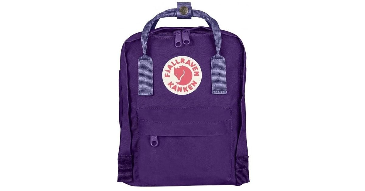 kanken mini purple violet