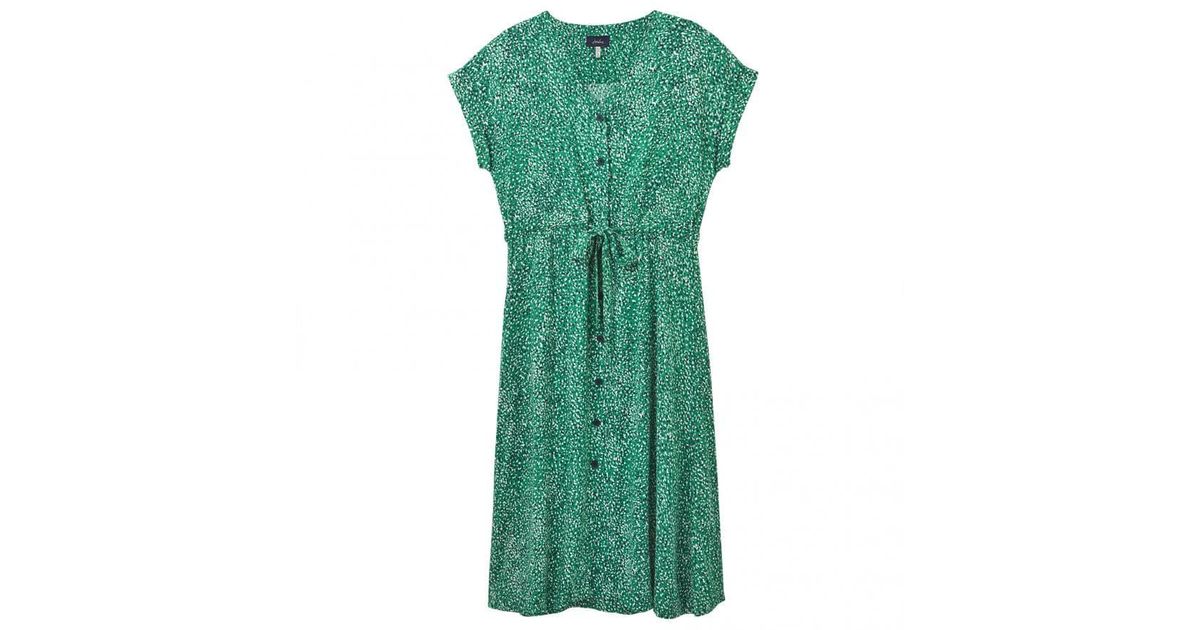 Joules Yasmine Dress in Green | Lyst UK