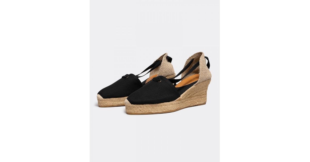 Penelope Chilvers High Valenciana Canvas Espadrille in Blue | Lyst UK
