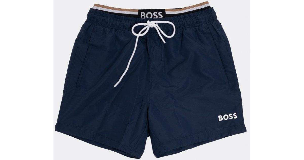 Hugo boss cheap navy shorts