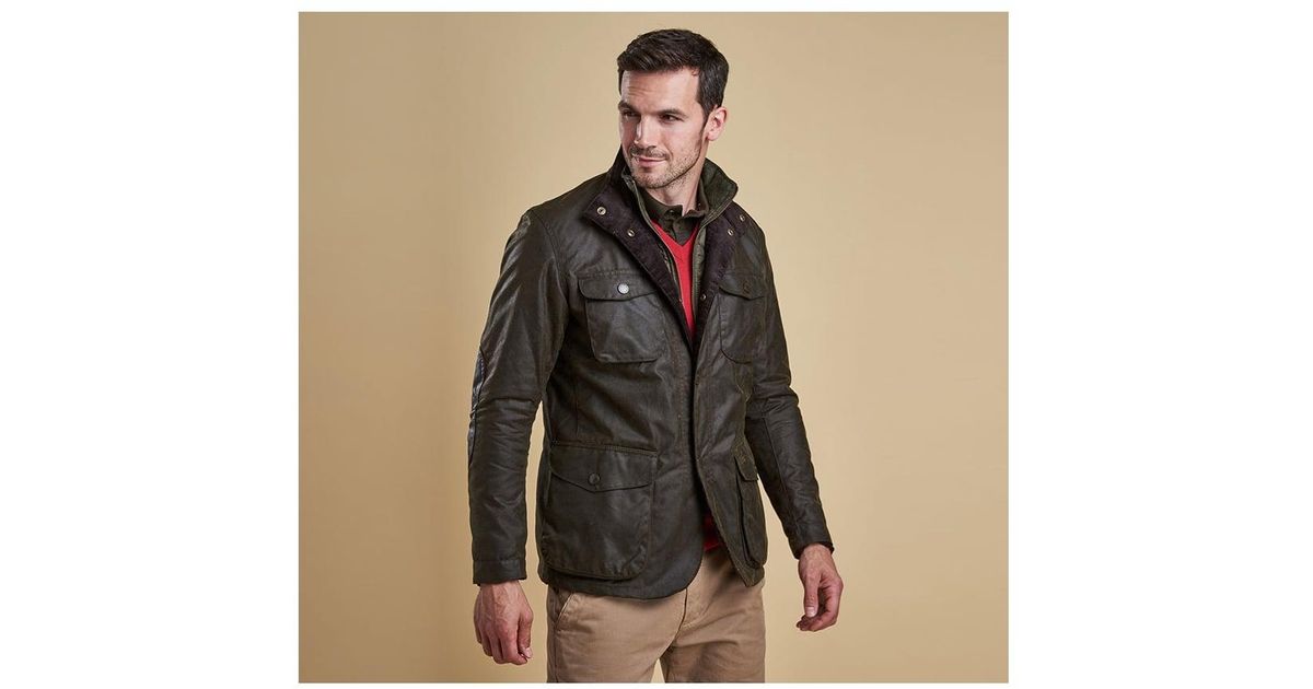 Barbour Ogston Wax Jacket in Green for Men | Lyst Canada