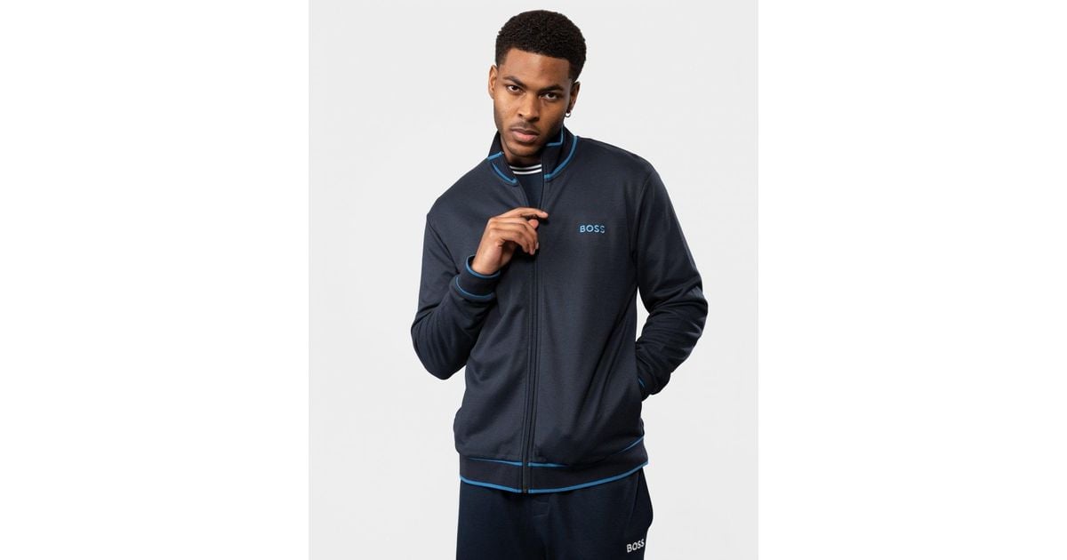 BOSS by HUGO BOSS Tracksuit Jacket 10166548 in Blue for Men Lyst
