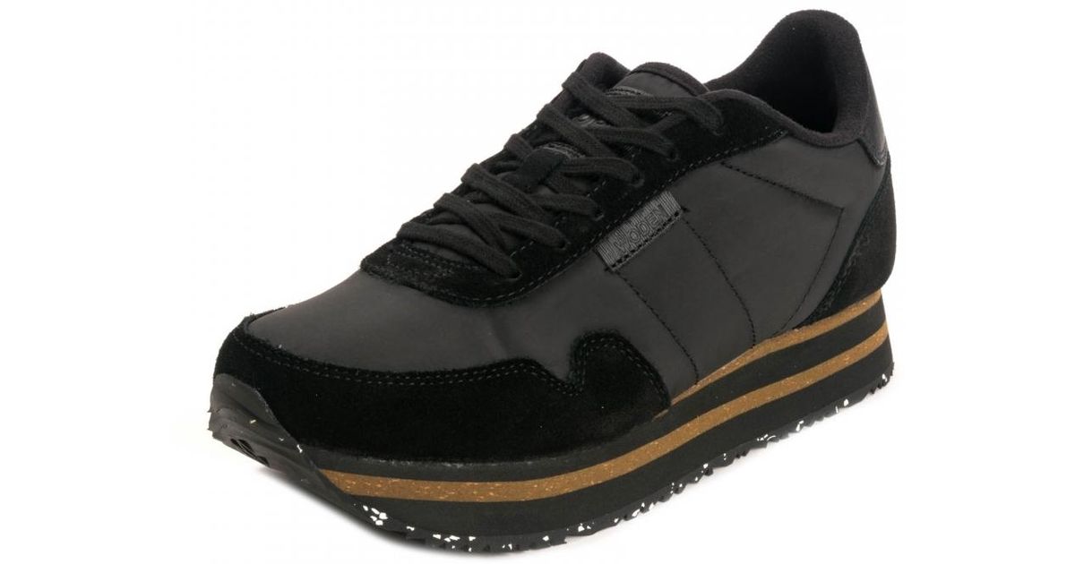 Woden Nora Ii Plateau Trainer in Black | Lyst Australia