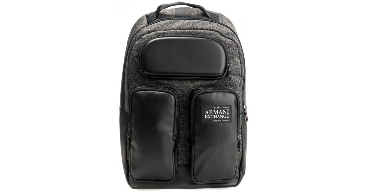 armani exchange backpack mens
