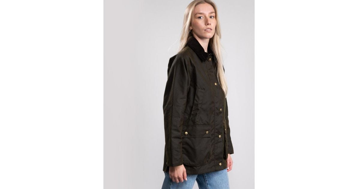 Green barbour sales jacket womens