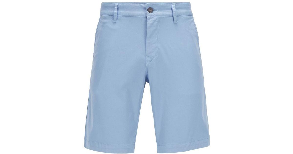 blue boss shorts