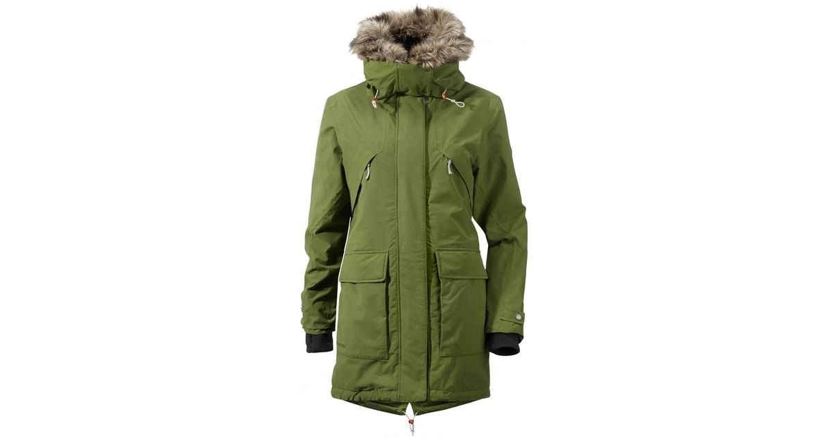 Didriksons Lina Ladies Parka in Green - Lyst