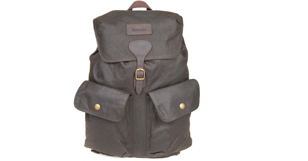 Barbour Beaufort Backpack in Green Lyst Canada