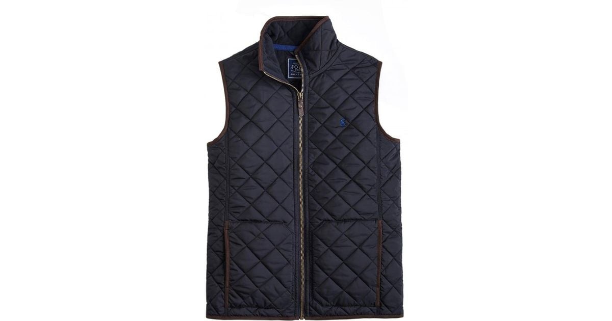 Joules Mens Halesworth Fleece Lined Quilted Body Warmer