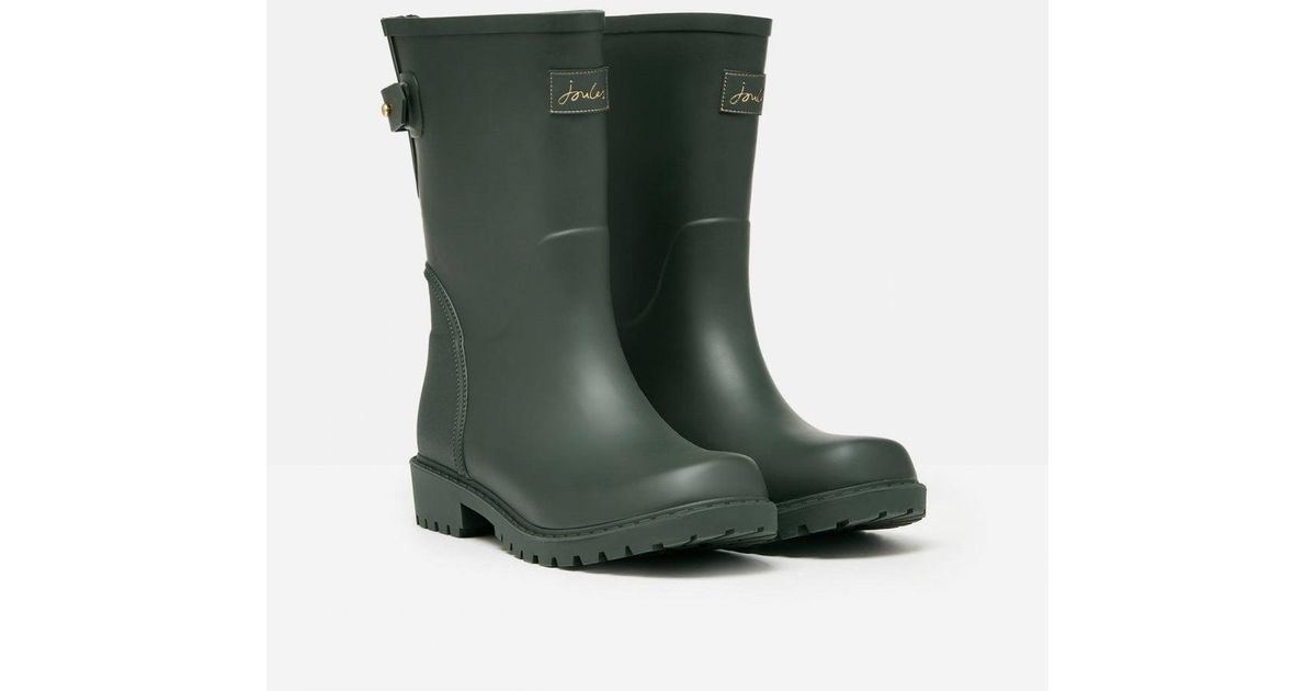 Joules Wistow Wellies in Green Lyst UK