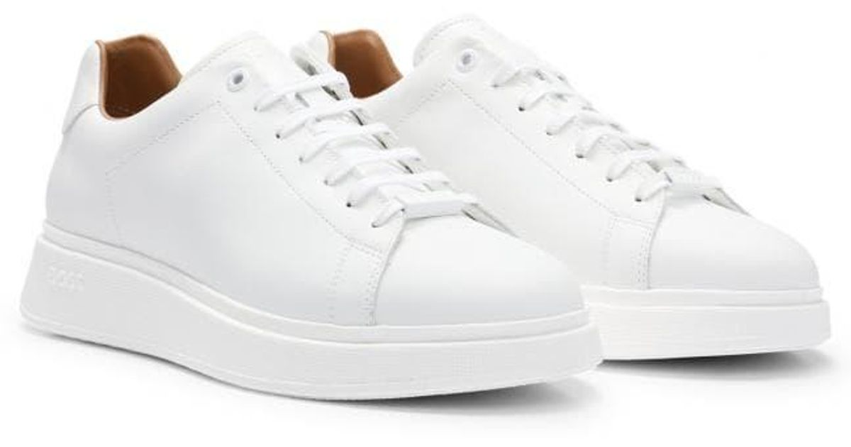 hugo boss white trainers