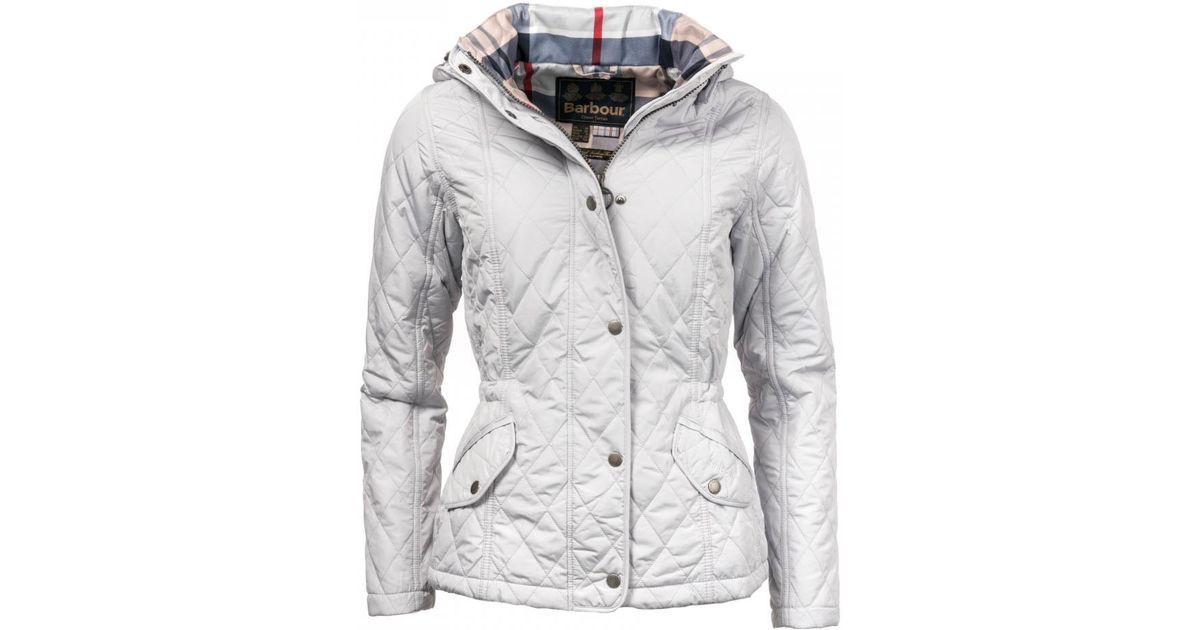 barbour womens jacket white