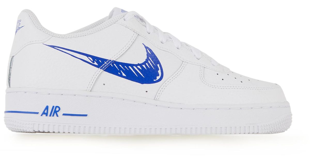 Air force 1 low scribble Nike en coloris Bleu - Lyst Air force 1 low scribble Nike en coloris Bleu - Lyst