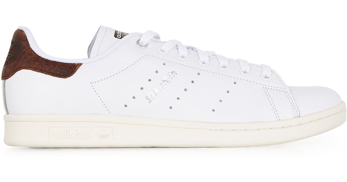 stan smith blanche et marron