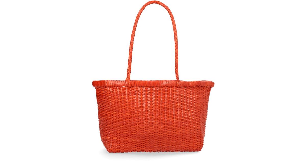 Dragon Diffusion Rosanna Woven Leather Bag in Red | Lyst